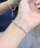 老凤祥999足银萌兔手链女生轻奢高级感首饰品新年生日礼物女友老婆 S999足银*幸运萌兔手链 实拍图