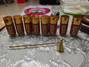 轩椽阁博山炉香炉黄铜锥香塔香模具香勺制香篆香道用品8味沉檀香粉套装 实拍图
