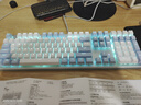 惠普（HP）GK600F机械键盘有线键盘游戏键盘 单光笔记本台式电脑外设USB键盘家用网吧电竞 GK600F蓝白【茶轴】【冰蓝光/20种灯效】 实拍图