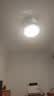 四季沐歌（MICOE）隐形led餐厅吸顶风扇灯卧室极简约灯具现代中式灯饰变频遥控 70瓦-50*50cm离线语音款-白枫 实拍图
