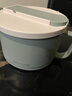 美厨（maxcook）304不锈钢泡面碗 学生饭盒餐杯泡面杯1500ML 配餐具 绿MCWA8457 实拍图
