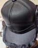 啄木鸟中老年人帽子男冬季加绒加厚保暖爸爸爷爷老人皮帽防风护耳鸭舌帽 黑色【礼盒装】 均码 均码【收藏加购优先发货】 实拍图