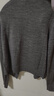 优衣库女装精纺美利奴羊毛圆领针织开衫/长袖通勤秋冬新款478331 05 天灰色 XS 实拍图
