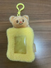 得力(deli)竖式黄油小熊毛绒卡套 员工证公交卡校园卡饭卡身份证 小学初中高中 学生胸牌单只装黄色HY131 实拍图
