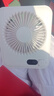 维蒂索【静音无噪】智能数显桌面风扇办公室小风扇充电长续航小型便携学生宿舍台面USB小风扇办公室 【冰川白】续航48h+100档静音调节*风大超静音 实拍图