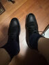 波图蕾斯英伦男士商务休闲鞋正装皮鞋男系带耐磨通勤婚鞋男 9829 黑色 45 实拍图