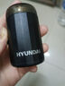 HYUNDAI韩国剃须刀电动男士原元石mini迷你便携款式刮胡刀单头剃胡须刀小钢炮车载中秋礼物实用送男友父亲 全配黑六叶款【12核电机+58硬度】普通装 实拍图