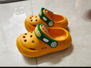 babycrayon小老虎小猪儿童拖鞋洞洞鞋夏季男童女童婴宝宝可爱凉拖鞋外穿 小黄虎 13 cm内长【130】脚长约12.5-13穿 实拍图
