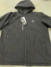 美津浓户外梭织风衣男士单层防风连帽外套男 黑色【抓绒款】 XL  实拍图