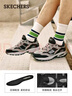斯凯奇（Skechers）男鞋秋季厚底老爹鞋休闲熊猫鞋软底运动鞋237067 实拍图