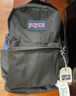 JANSPORT杰斯伯书包轻便双肩包男女旅行包简约背包电脑包学生校园 85VI008黑色-侧边袋/20L 实拍图
