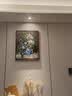 画大芬客厅装饰画实木框雷诺阿春之花束大芬油画村欧式玄关餐厅卧室床头 春之花束-沙比利框 大号：70*90cm 实拍图
