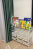 全品屋书架儿童书桌落地一体靠墙绘本架置物架移动书柜简易宝宝玩具收纳 【90CM】4书架+2收纳架+6收纳盒 实拍图