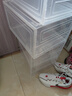 禧天龙透明鞋盒抽屉收纳盒神奇收纳柜简易手办鞋柜储物盒 纵向6个装 实拍图