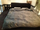 南极人（Nanjiren）可拆洗牛奶绒被子冬季加厚棉被冬季被子秋冬被子褥子全套一整套 可拆洗黑金浅灰【被套+被芯】 150x200cm【裸睡速热保暖7斤】 实拍图