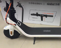 九号（Ninebot）电动滑板车E2白色成年人两轮代步便携式折叠电动车学生校园安全大屏幕仪表 实拍图