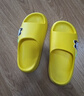 巴布豆儿童拖鞋男女童宝宝软底居家浴室夏季凉拖鞋 黄色 180码 实拍图