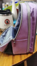 国誉（KOKUYO）学生文具袋手机站立式涤纶笔袋 浅紫 大号90*75(+20)*175mm WSG-PC173LV 实拍图