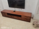 南宜（Nanyi） 电视柜金丝胡桃木实木电视柜茶几组合现代中式大小户型客厅家具 2.0m六抽电视柜 紫金檀木 实拍图