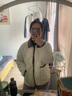 森马（Semir）羽绒服女中长款轻薄拼接灯芯绒翻领2024冬季三防外套109724113004 实拍图
