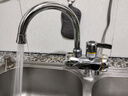 四季沐歌（MICOE）【热卖10万+丨好评率99%】电热水龙头热水器即热式速热水龙头变频恒温厨房卫生间加热器下侧进水 【3秒速热】下进水电镀银+漏保+软管 实拍图