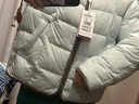 坦博尔轻薄羽绒服女短款翻领宽松舒适衬衫式女士外套330226D 晴山蓝165 实拍图