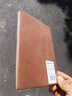 齐心（comix）羊巴皮面本笔记本本子日记本记事本办公 学习用品A5 80张 棕 单本 EC510  实拍图