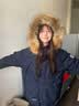 羽绒棉服女冬季2026年新款派克服女小个子可拆卸毛领棉袄百搭外套 藏青色 【加厚抗寒不跑棉】 M 【推荐100-120斤】 实拍图