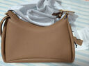 DISSONA【新年礼物】迪桑娜女包款商场同款寻迹单肩斜挎包hobo包腋 棕色（牛皮革） 实拍图
