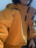 OUTDOOR PRODUCTS【黄亦玫同款】机能三合一抓绒冲锋衣女秋冬防风夹克外套向日葵黄 实拍图