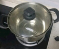 国风不锈钢带蒸格汤锅24cm 加厚双层煮蒸一体多功电磁炉通用 实拍图