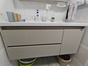 小米嘉美系列浴室柜陶瓷一体盆太空铝合金蜂窝铝洗手盆柜组合洗漱台洗脸台 100cm智能美妆方镜+陶瓷一体盆 实拍图