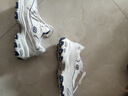 斯凯奇（Skechers）女鞋小白熊女士休闲鞋子厚底增高百搭运动软底老爹鞋女99999863 白色/海军蓝色/WNV1 39 实拍图