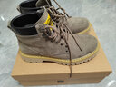 海澜之家HLA马丁靴男高帮男鞋户外大黄靴工装鞋子男HAAGZM4DAZ413 灰色40 实拍图