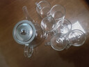 瓷牌茗茶具（cipaiming teaset） 透明玻璃茶具整套套装家用功夫茶壶茶杯会客泡茶器 透明把《八骏壶》6个把杯 实拍图