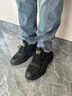 森馬男鞋2025秋季新款休闲百搭老爹鞋男士跑步运动鞋子青少年轻便软底 黑金单鞋 40 实拍图