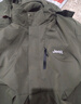 吉普（JEEP）冲锋夹克衣男女同款三合一两件套保暖防风加绒外套 银化绿 L 实拍图