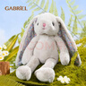 伽百利（Gabriel）毛绒玩偶可爱花耳兔娃娃玩具节日礼物生日礼物送女生送孩子 W1813C小可爱 浅灰礼盒款 30cm 实拍图