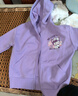 真维斯童装女童外套春秋款中大童连帽卫衣开衫加绒2025新款儿童休闲秋装衣服 【常规款】浅紫/J紫幸运兔 120 实拍图