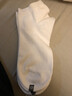 京东京造【纯棉100%】6双男式短袜10A抗菌休闲透气袜子男夏季 白 实拍图