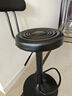 华恺之星 吧台椅子高脚椅酒吧椅升降办公椅酒店前台简约椅子BY625高款黑 实拍图