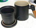 京东京造茶杯便携式黑陶茶泡茶壶茶杯功夫茶具办公杯随身茶壶容量400ml 实拍图
