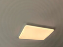 惠普精工吸顶灯led卧室现代简约餐厅中山灯具方50*50cm遥控三色 实拍图
