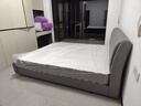巴邦克床皮艺轻奢双人床1.8米2米现代简约婚床软包1.5米奶油风主卧大床 【浅灰色皮床】+20CM席梦思床垫 1500mm*2000mm 实拍图