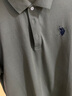 U.S. POLO ASSN.polo衫男短袖夏季保罗商务休闲翻领男装上衣t恤豆绿色L 实拍图