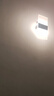 雷士照明（NVC）led壁灯现代简约长方形床头壁灯优雅时尚卧室书房 纯简白色6瓦 实拍图