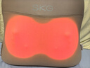 SKG 腰部按摩器V5腰靠靠垫车载护腰颈椎肩颈腿背部按摩仪热敷 生日礼物送男女朋友父母亲 卡其色-限定礼盒【90%的用户选择】 实拍图