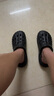 洁丽雅手术室专用洞洞鞋男士夏季外穿防滑EVA防臭沙滩凉鞋包头医用拖鞋 黑色 【C款｜5.0CM轮胎底】 40-41 【标准码】 实拍图