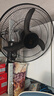 钻石牌（DIAMOND）壁扇壁挂风扇挂壁式电风扇家用客厅餐厅墙壁挂扇摇头挂式电扇工业大风力风扇 20英寸牛角叶机械【升级电机】 实拍图