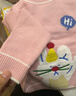 巴拉巴拉童装儿童毛衣男童针织衫女童毛衫秋装冬宝宝衣服卡通萌趣 梦幻粉60308 110 cm 实拍图